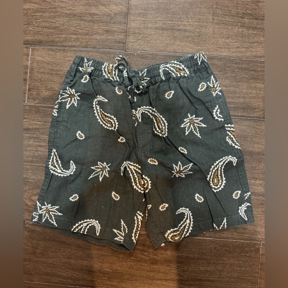 Cotton On Forrest Paisley All-Wear Hemp Men’s Shorts XS NEW WITH TAGS
